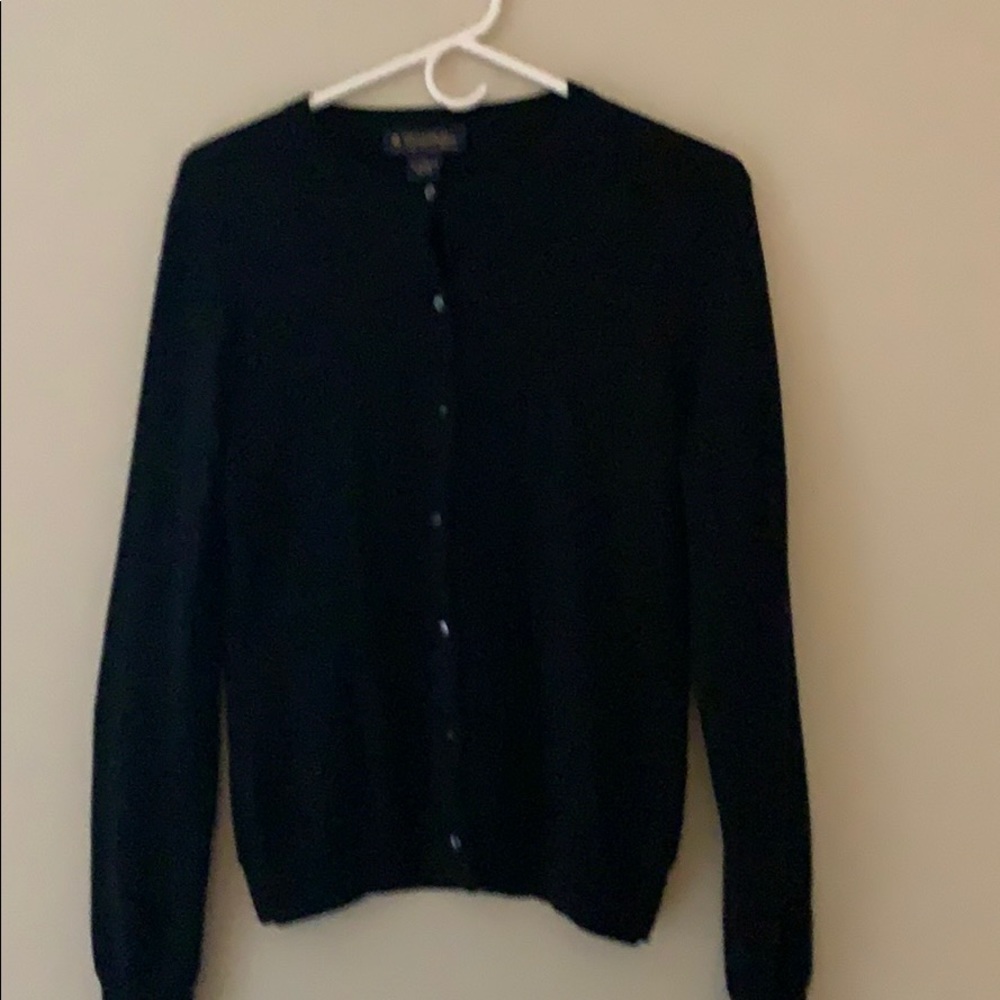 Brooks Brothers black cardigan Size M
